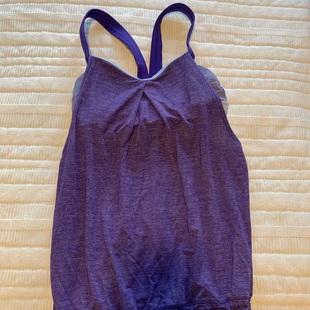 Lululemon purple athletic tank